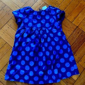 COPY - Jacadi Blue Polka Dot Summer Dress 4T